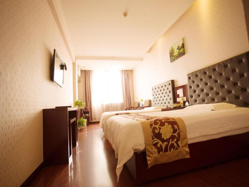 Greentree Inn Shanxi Yan An Luochuan Fuqian Street Express Hotel Exteriör bild