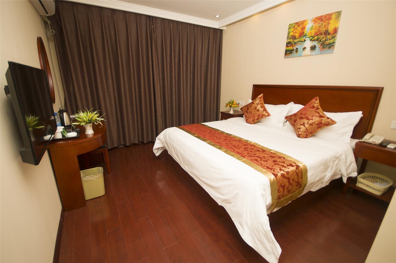 Greentree Inn Shanxi Yan An Luochuan Fuqian Street Express Hotel Exteriör bild