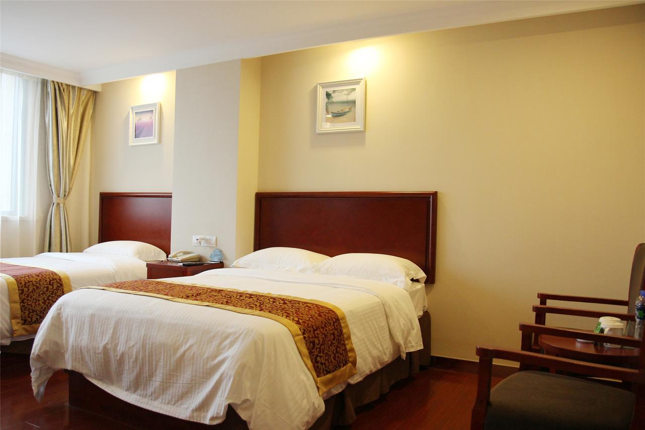 Greentree Inn Shanxi Yan An Luochuan Fuqian Street Express Hotel Exteriör bild