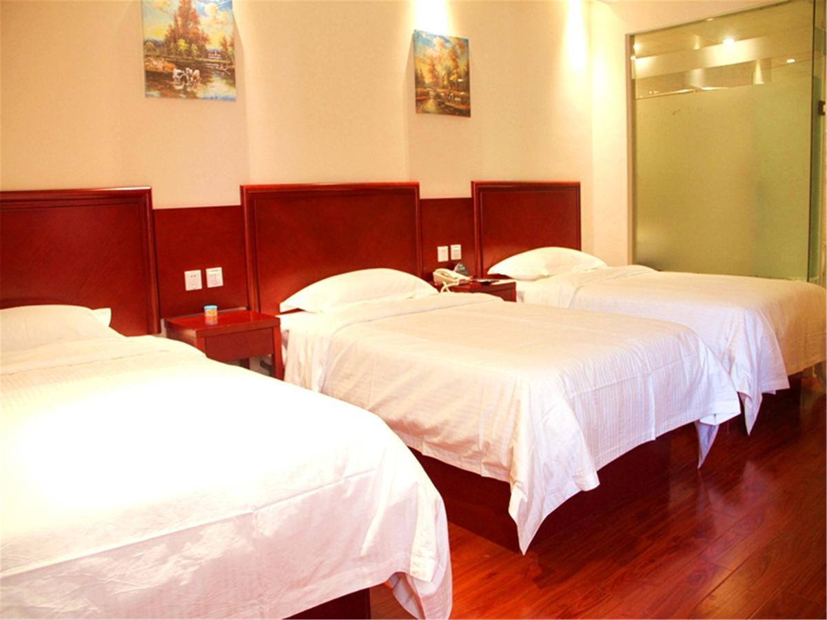 Greentree Inn Shanxi Yan An Luochuan Fuqian Street Express Hotel Exteriör bild