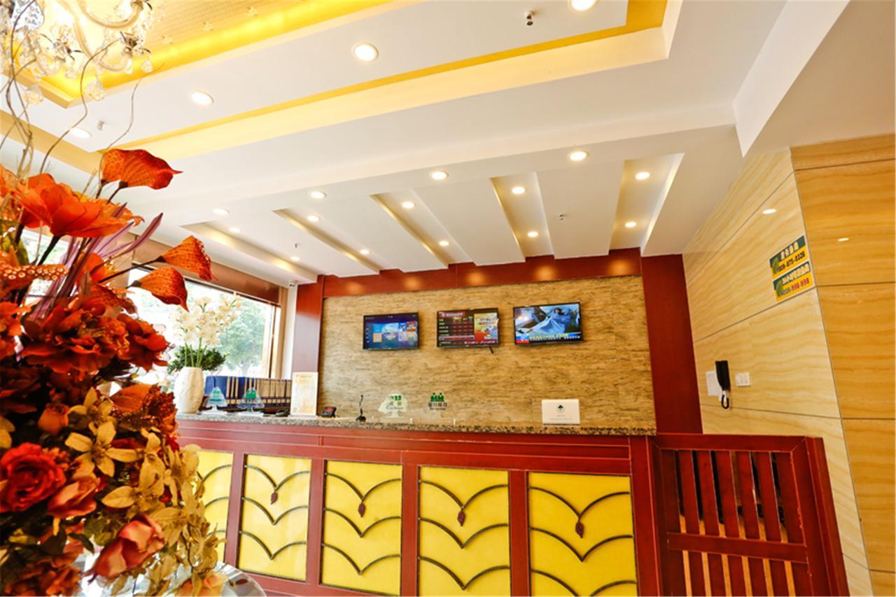 Greentree Inn Shanxi Yan An Luochuan Fuqian Street Express Hotel Exteriör bild