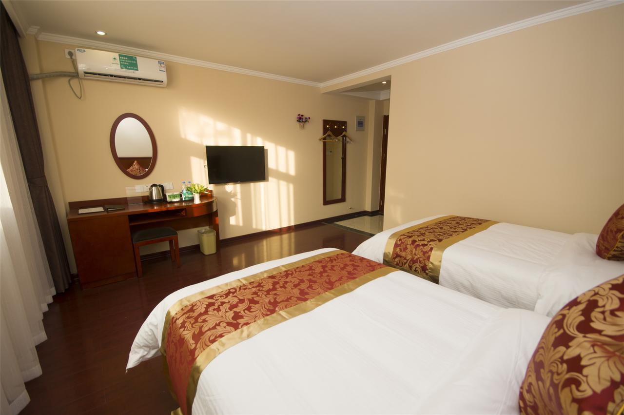Greentree Inn Shanxi Yan An Luochuan Fuqian Street Express Hotel Exteriör bild